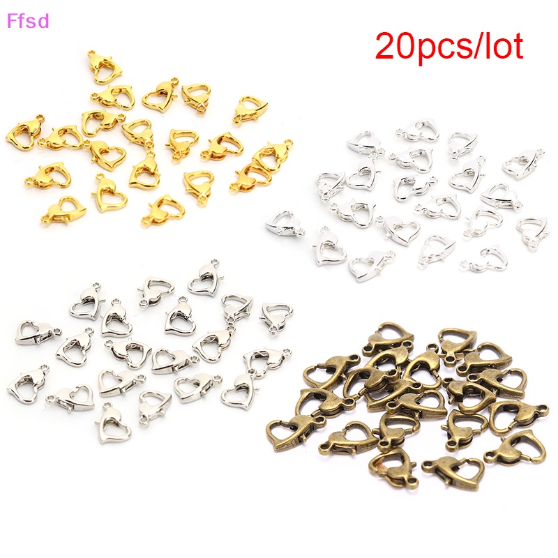{Ffsd} Set 20 Móc Khóa Tôm Hùm Trái Tim Làm Trang Sức Thủ Công DIY Bán Chạy