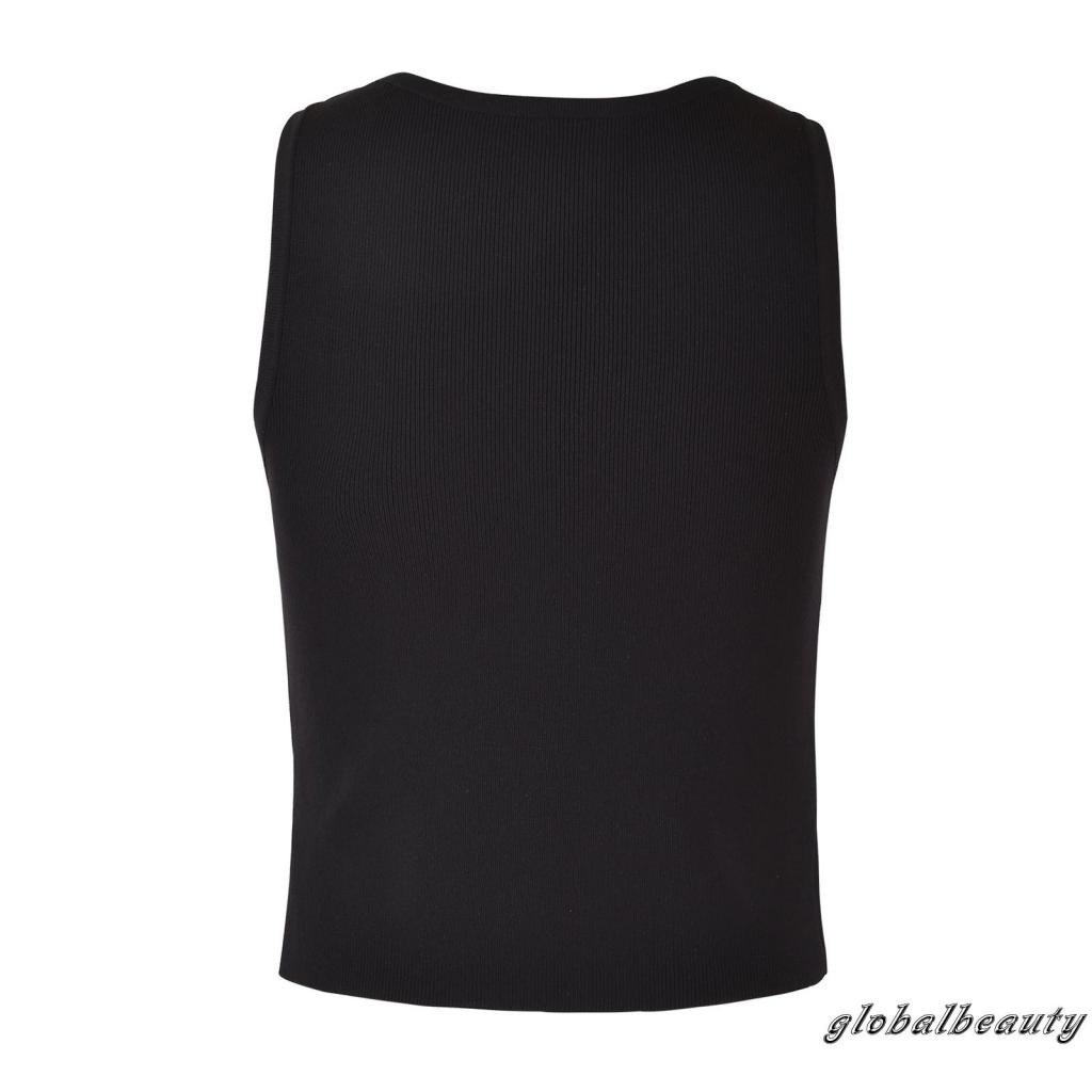 Gb Áo Tank Top Không Tay Cắt Xén Cơ Bản Thời Trang Mùa Hè Dành Cho Nữ