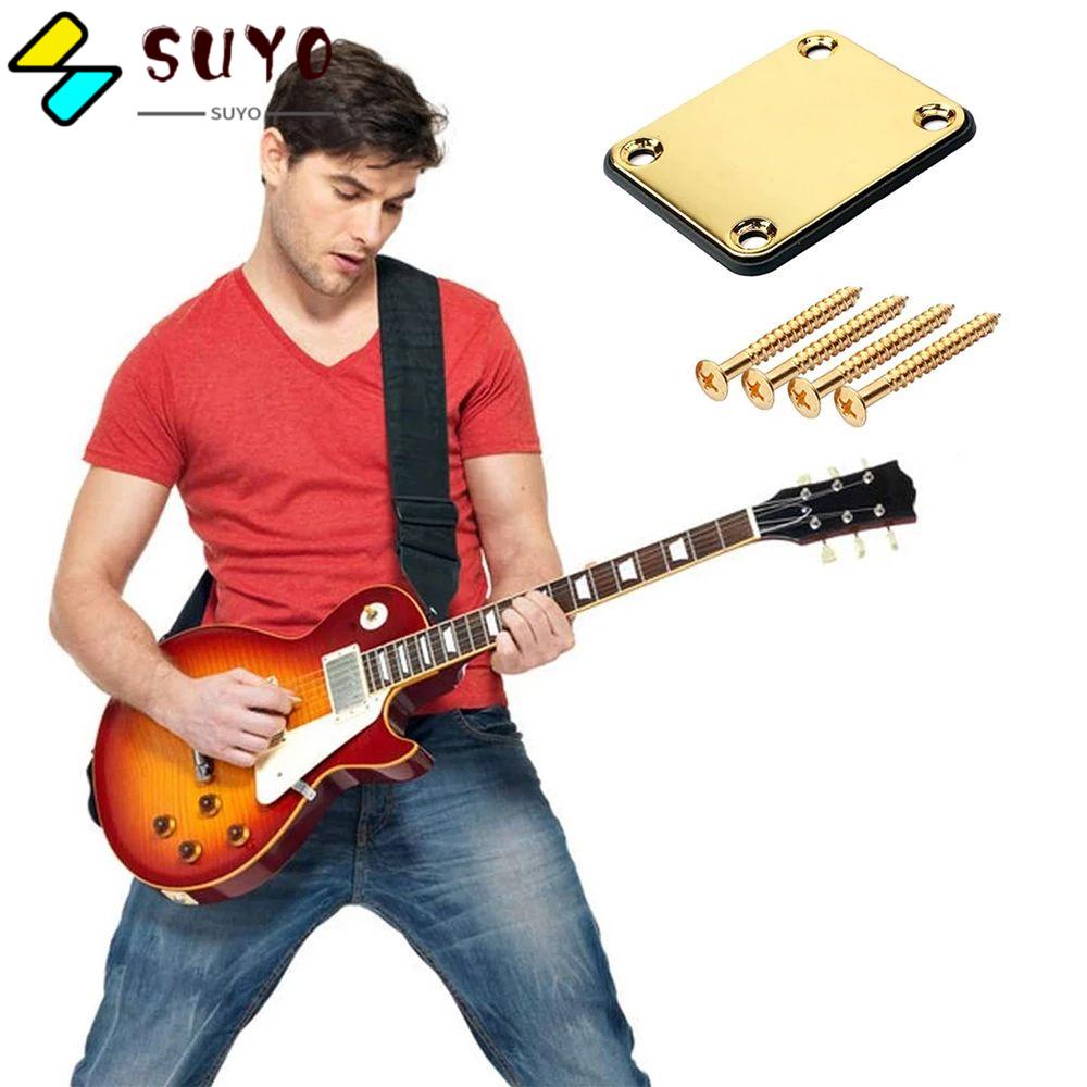 SUYO Tấm Gắn Cần Đàn Guitar Bass Màu Đen Chuyên Dụng