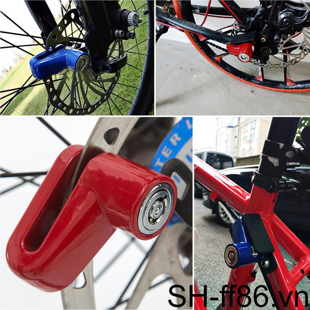 Bộ Ổ Khóa Đĩa Phanh Bằng Dây Thép An Toàn Chống Trộm Cho Xe Scooter