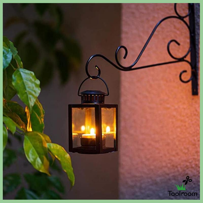 Giá Đỡ Nến Hình Lồng Đèn Trang Trí Sân Vườn Phong Cách Retro