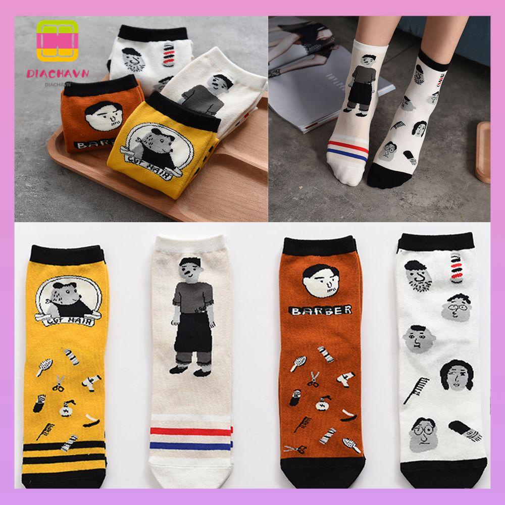 DIACHAVN 1 Đôi TấT In HìNh 3D ThờI Trang Cho Nam Nữ