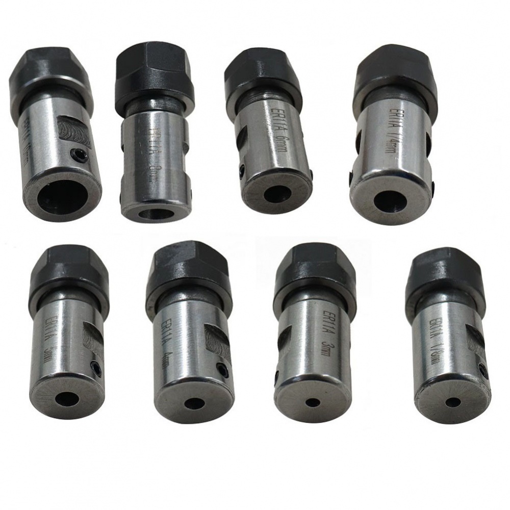 Ống Kẹp Bằng Thép ER11-1 / 4 ER11-1 / 8 ER11-10mm ER11-3mm ER11-4mm ER11-6mm