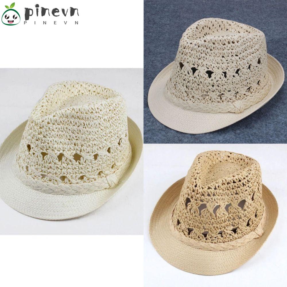 PINEVN Nón Cối Rộng Vành Thoáng Khí Thời Trang Đi Biển Mùa Hè Cho Nữ