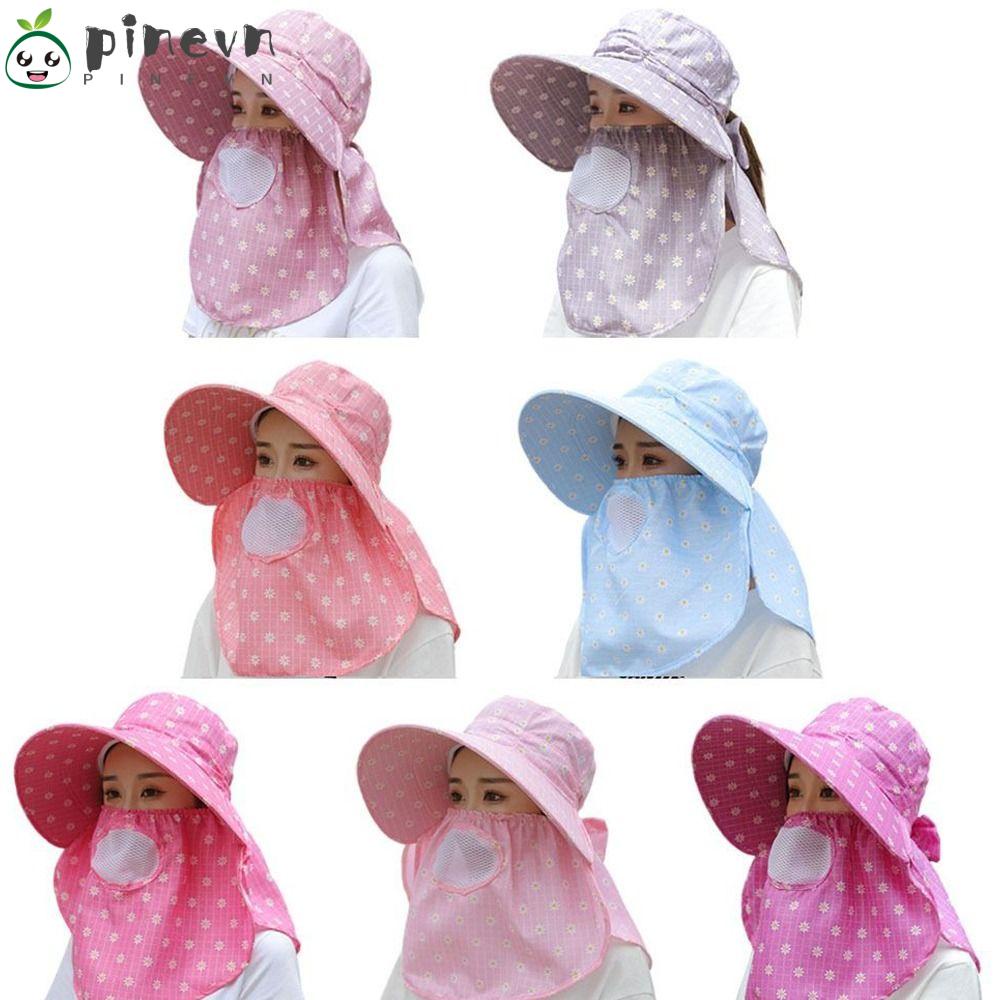 PINEVN Mũ Chống Nắng Kèm Khẩu Trang Che Tai Và Cổ Dùng Khi Đi Câu Cá / Leo Nú