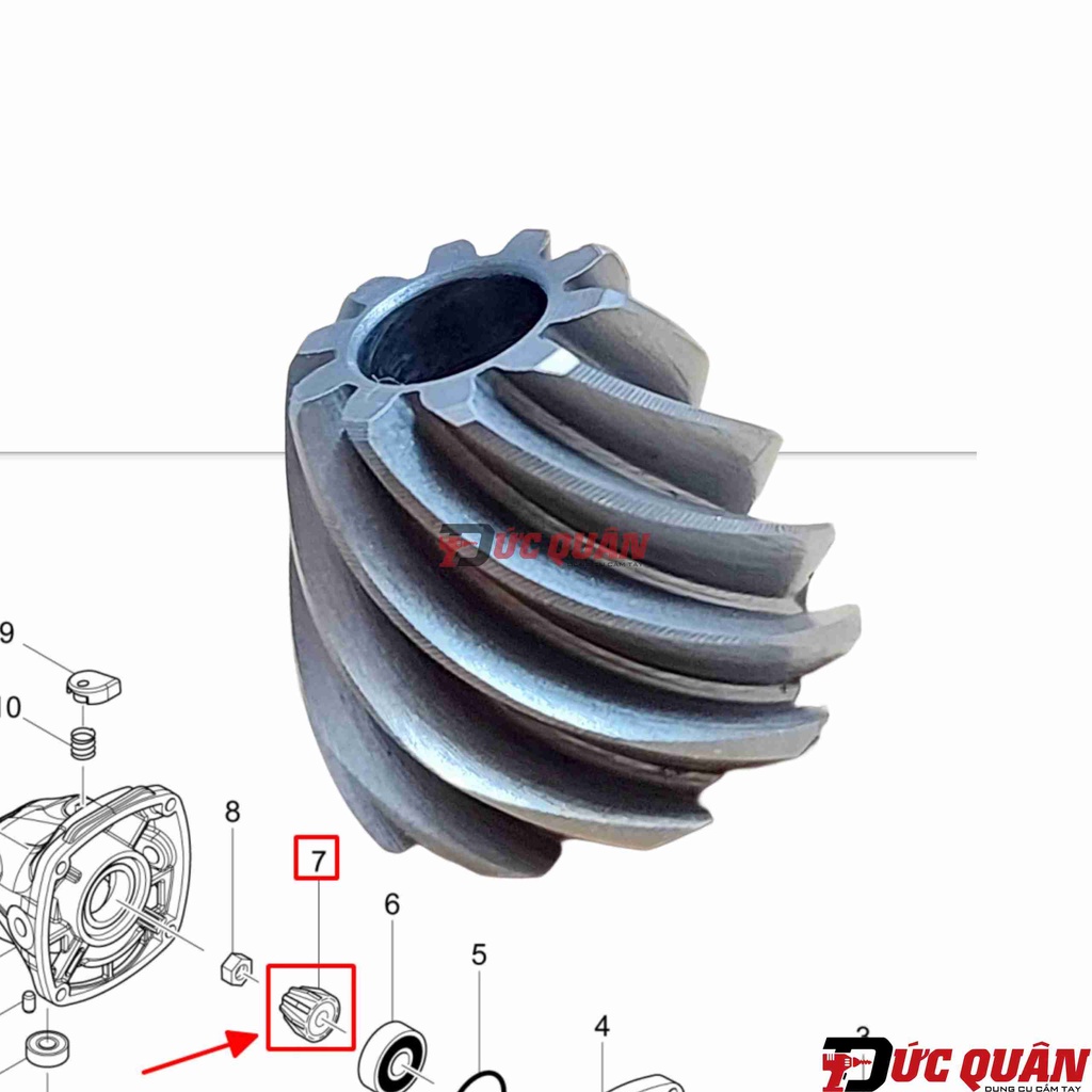 Nhông nhỏ máy mài góc Makita DGA404/ GA404