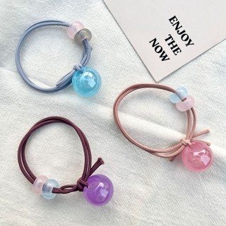 Dây Cột Tóc Đính Hạt Pha Lê Phong Cách Cổ Điển Đơn Giản Dễ Phối Đồ