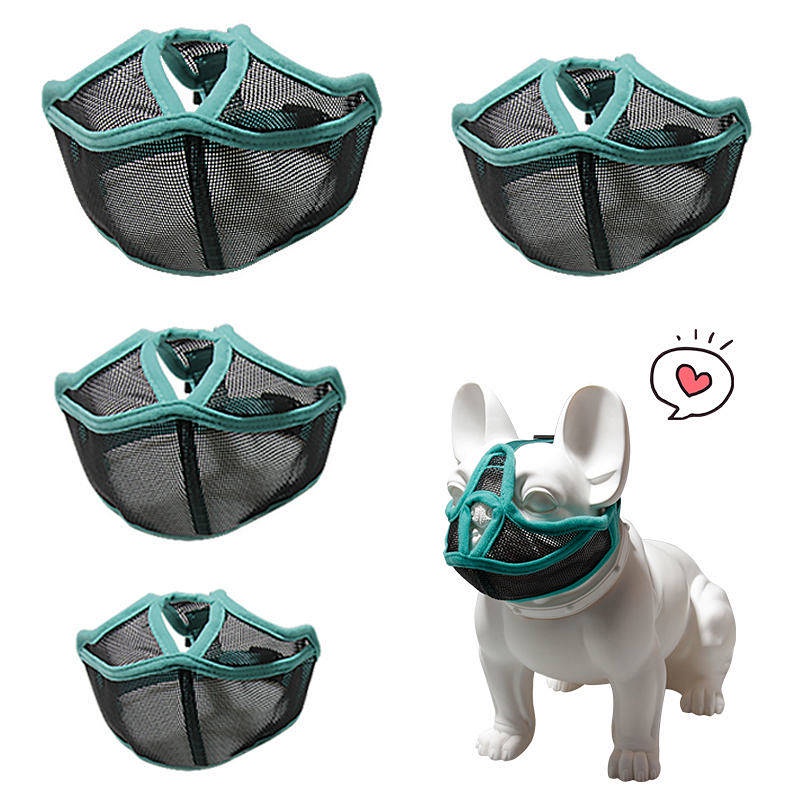 Small and Medium-Sized Pet Dog Short Mouth Cover Dedicated for Eating Indiscriminately Anti-Bulldog Anti-Bite Pug French Bulldog Dog Mouth Cover Anti-Eat Disorderly 8qyf