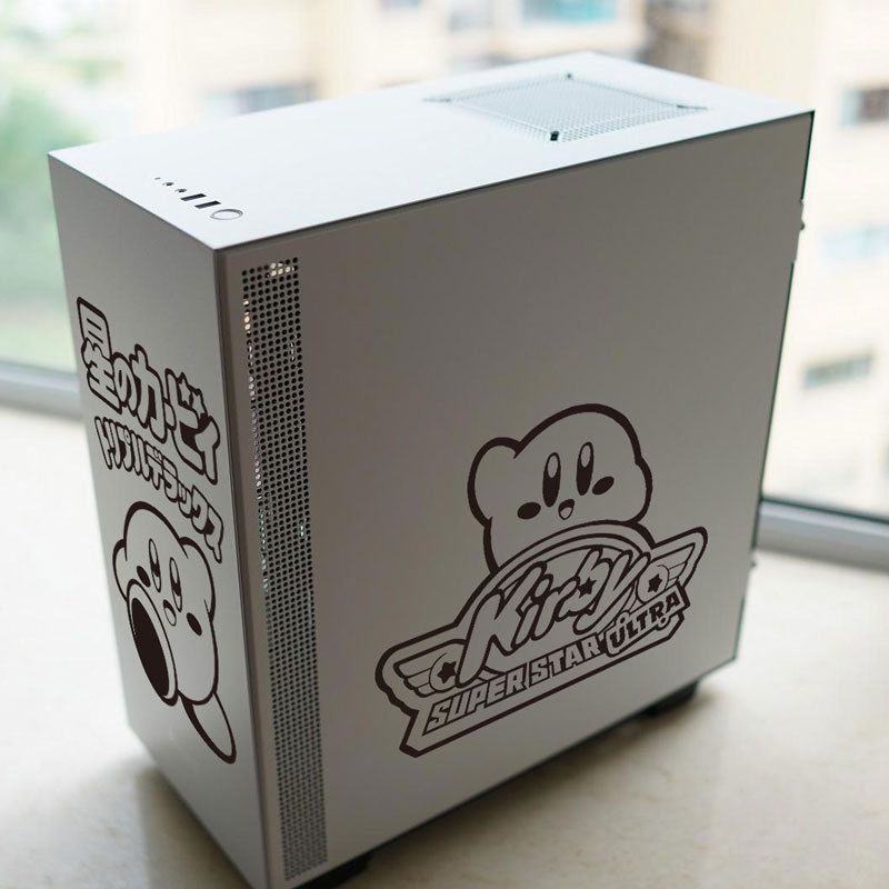 Nhãn Dán kirby chassis Chống Thấm Nước Có Thể Tháo Rời Trang Trí Máy Tính Bảng