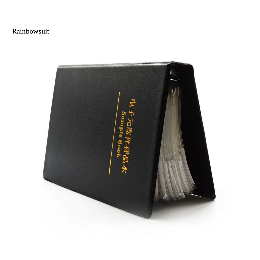 Sách Đựng 8500 Mẫu Điện Trở Chip 0201 0402 0603 SMD 170 Giá Trị Chuyên Dụng