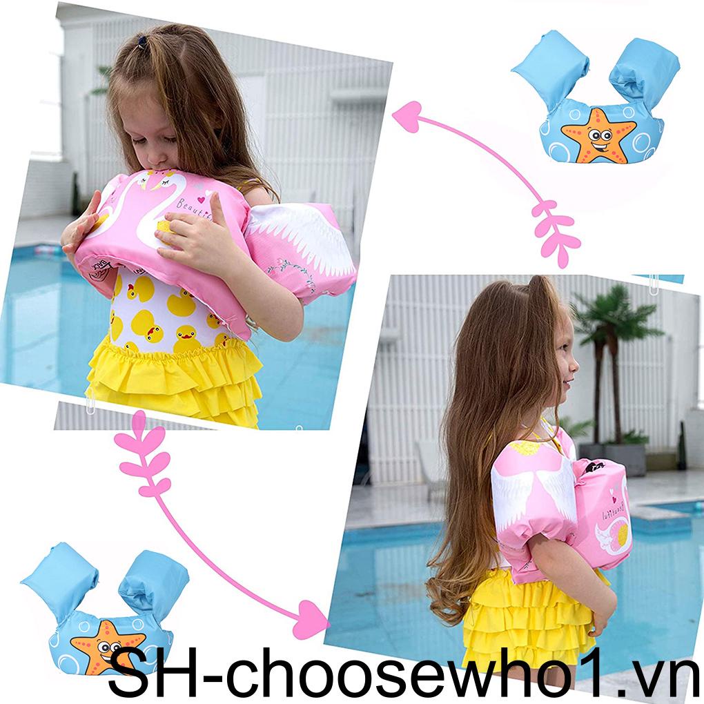 Phao Bơi Đeo Cánh Tay An Toàn Họa Tiết Hoạt Hình Cho Bé