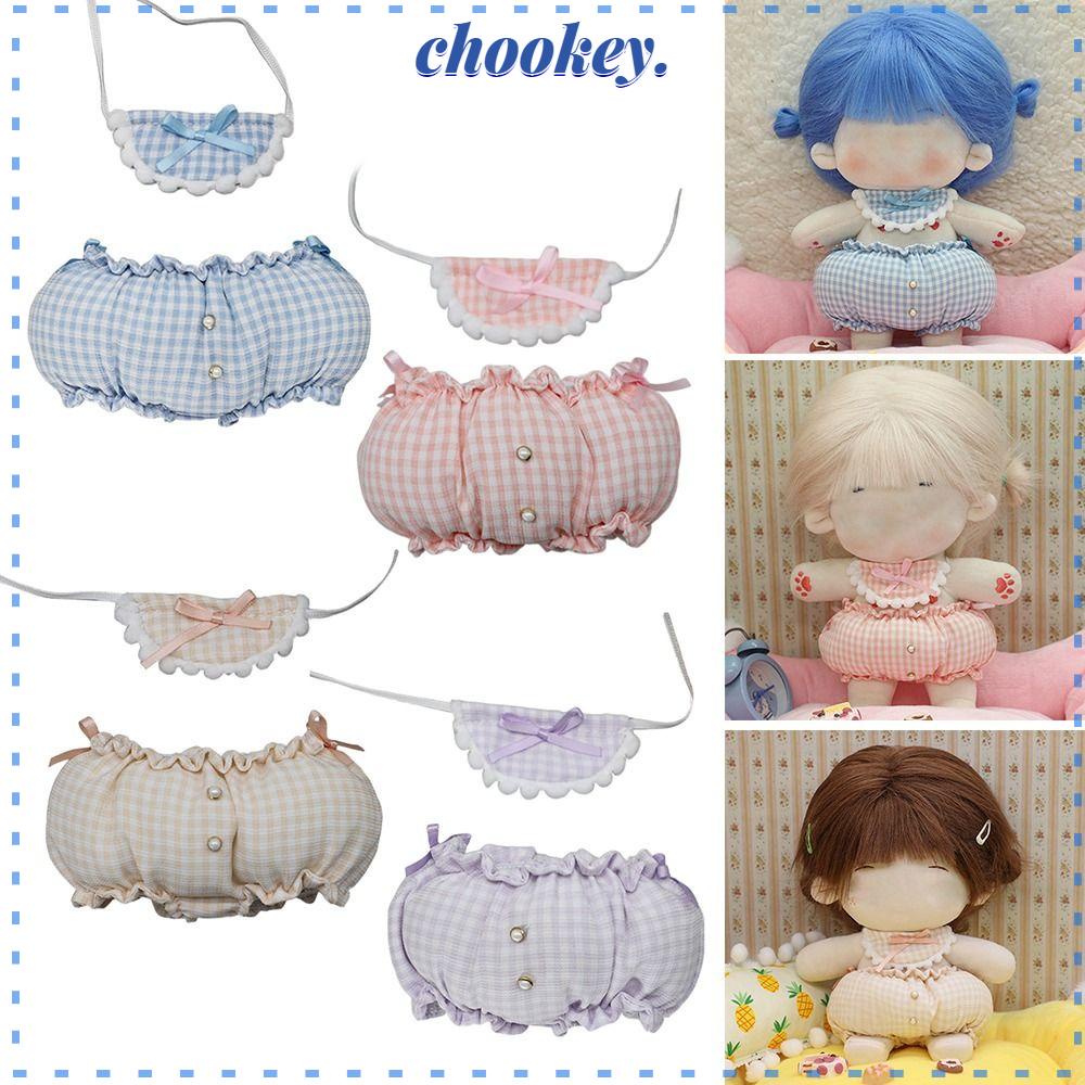 CHOOKEY Đầm Lưới Thắt Nơ 20cm Thay Thế Cho Búp Bê