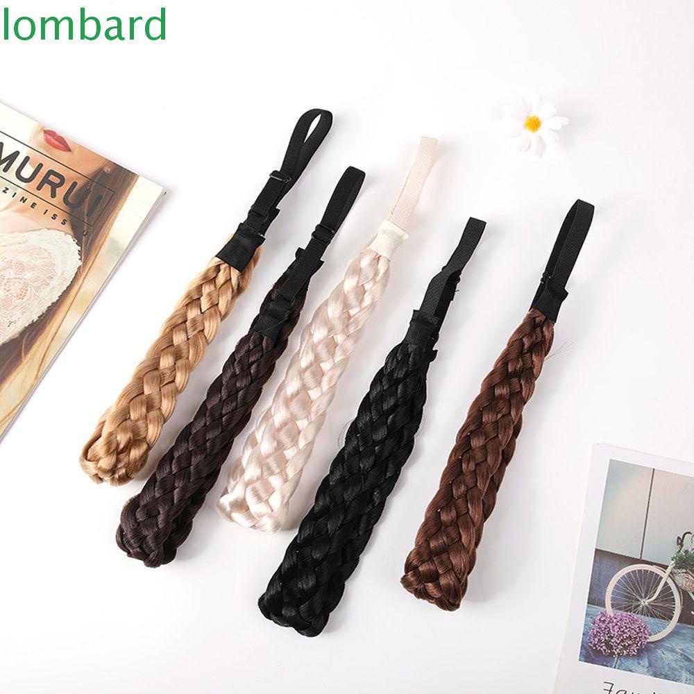 LOMBARD 1 Cài Tóc Giả Thắt Bím Phong Cách Bohemian Cho Nữ
