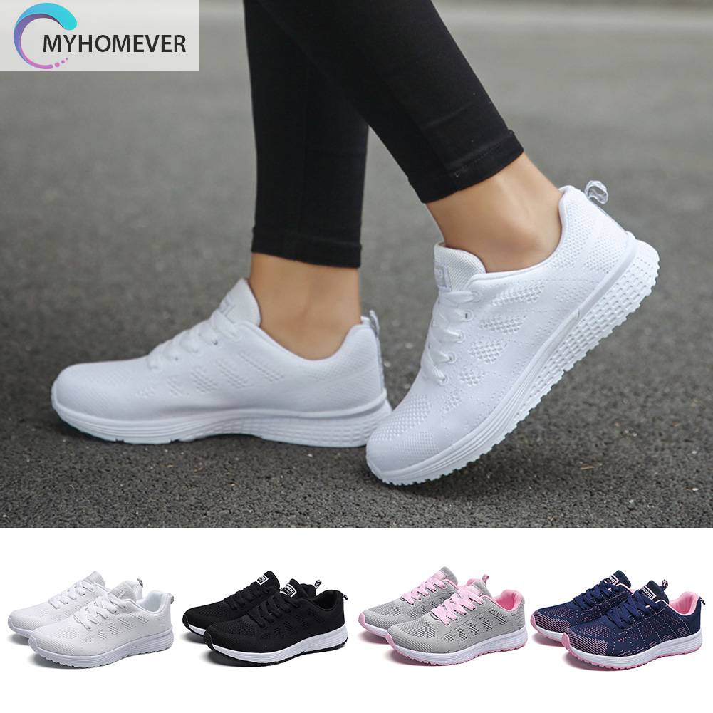 Giày Thể Thao Lưới Thoáng Khí Thời Trang Cho Nữ