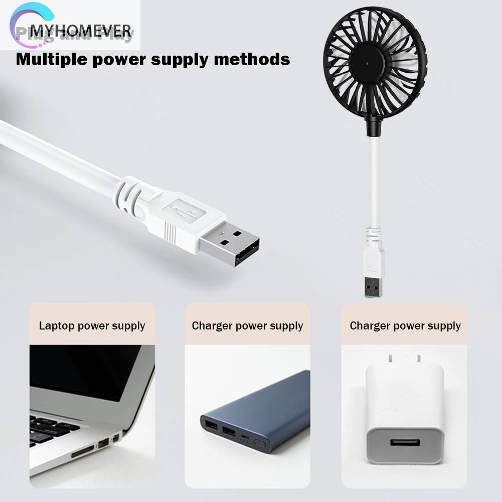 Quạt Làm Mát Mini Bỏ Túi Sạc Cổng USB Dùng Cho Văn Phòng / Dorm