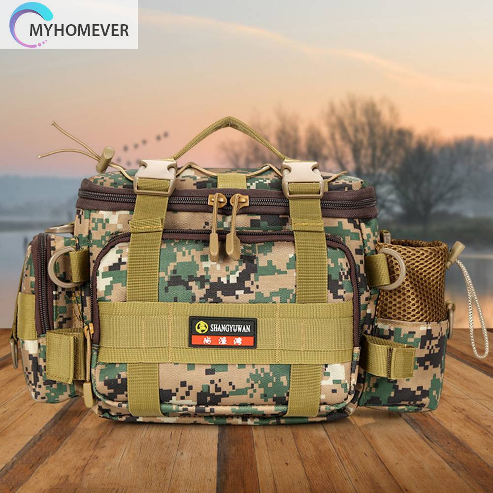 Túi Đeo Chéo Ngực Bằng Nylon Đa Năng Nhiều Ngăn Tiện Dụng Mang Theo Du Lịch