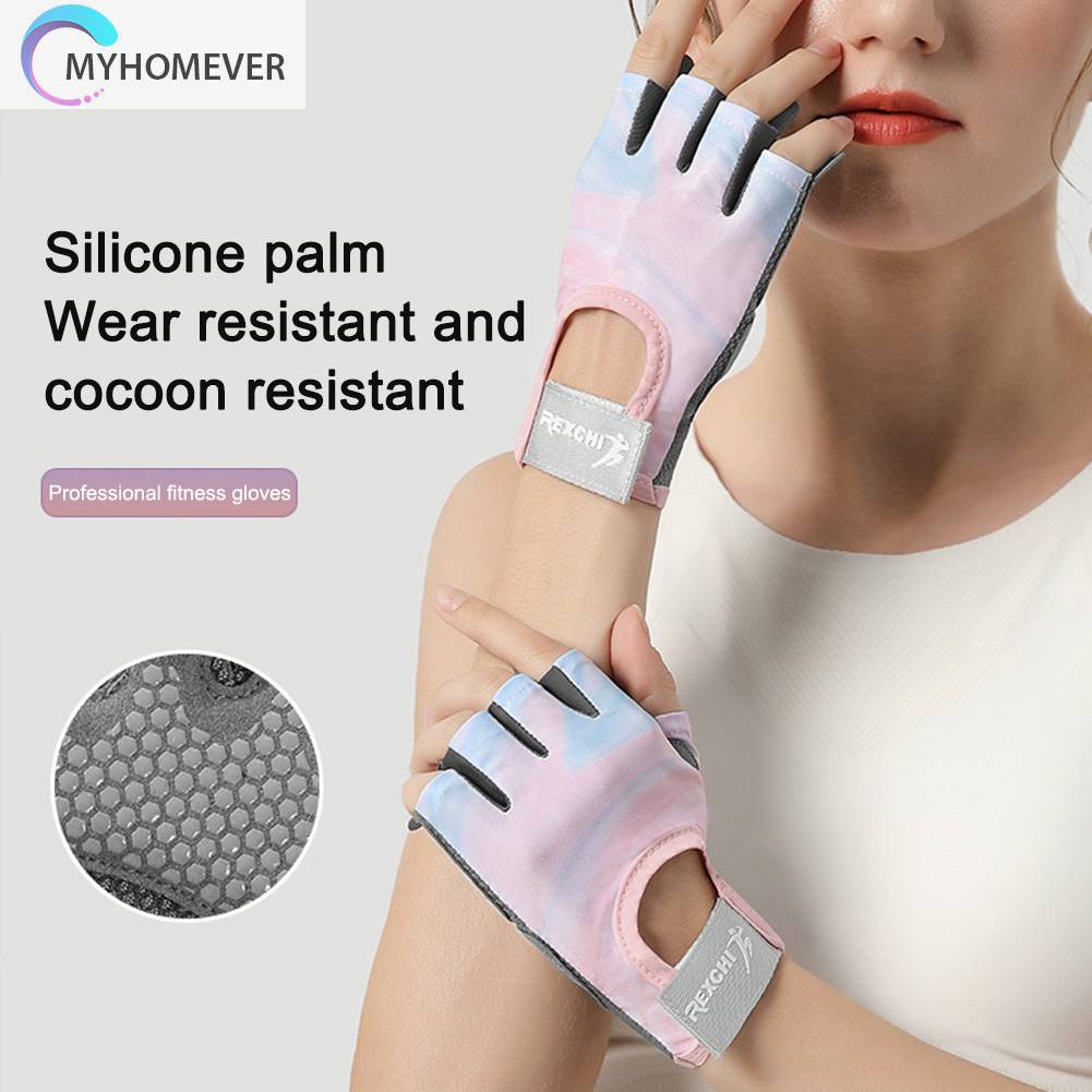 Găng Tay Thể Thao Hở Ngón Mềm Mại Chống Trượt Tiện Dụng