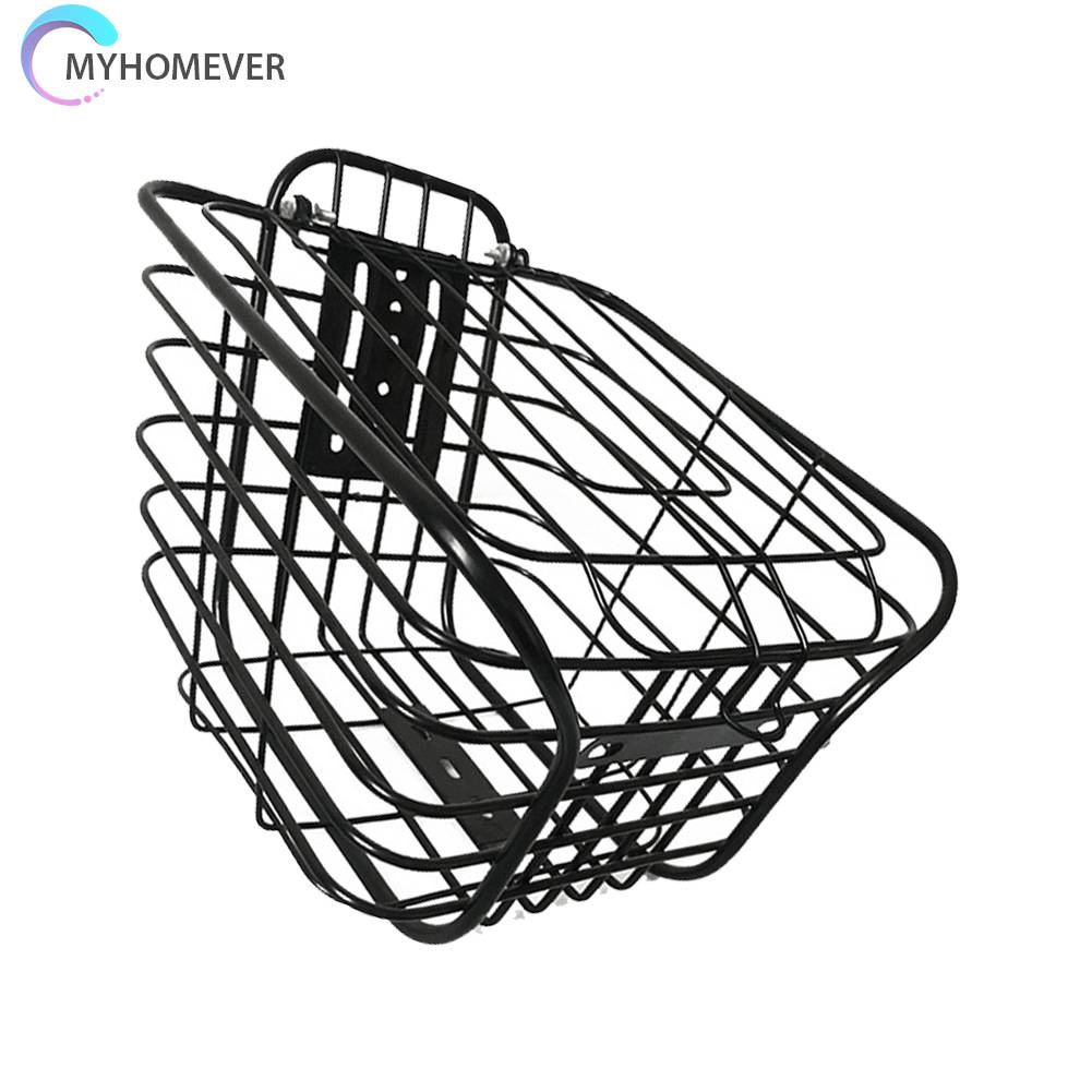 Giỏ Xe Đạp Bằng Kim Loại Có Vỏ Bọc Tiện Dụng