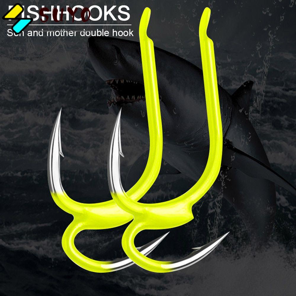 SUYO Set 10 Lưỡi Câu Cá Bằng Thép Cacbon