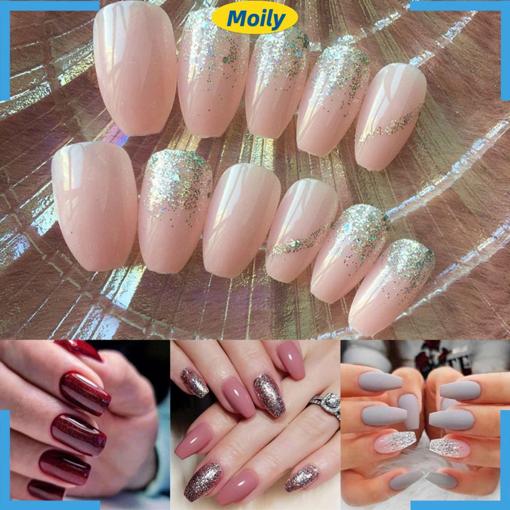 MOILYVN Móng Tay Giả Che Phủ Toàn Diện Chất Lượng Cao