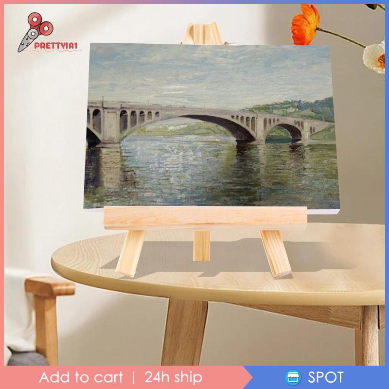 Giá Đỡ Ba Chân Mini Bằng Gỗ Trưng Bày Tranh Vẽ Thủ Công Dành Cho Trẻ Em