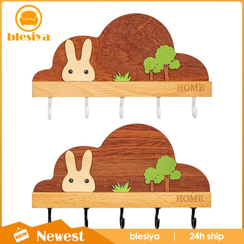 Móc Treo Chìa Khóa Gắn Tường Thiết Kế Dễ Thương Trang Trí Nhà Cửa