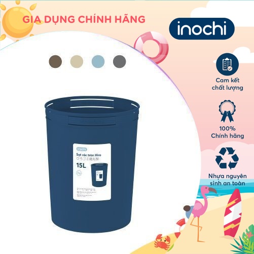 [LIFEMC11M2ADP -12% đơn 250K] Sọt rác Inochi - Hiro 15L