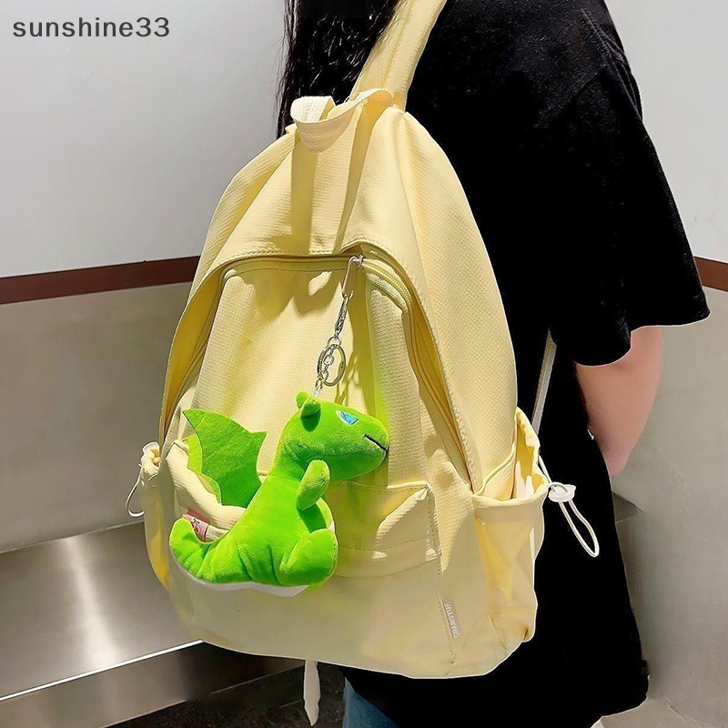 1 Móc Khóa Hình Khủng Long Nhồi Bông Hoạt Hình Đáng Yêu