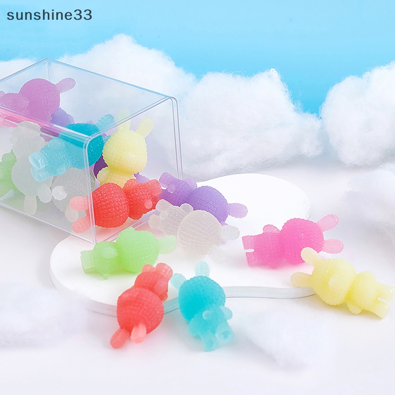 Set 1 / 2 Thỏ Dạ Quang Mini Trang Trí Tiểu Cảnh