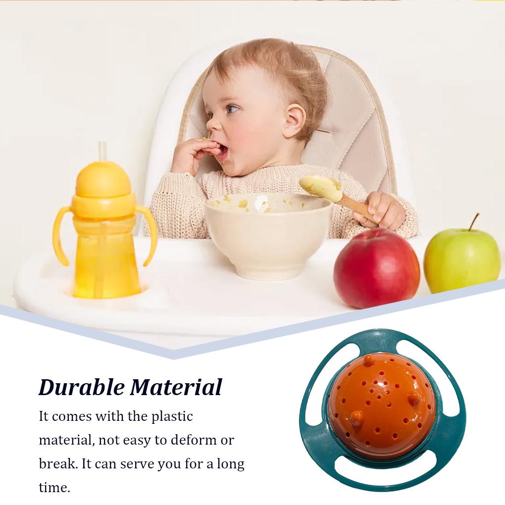 Bát Ăn Dặm Xoay 360 Độ Chống Tràn Tiện Dụng Cho Bé