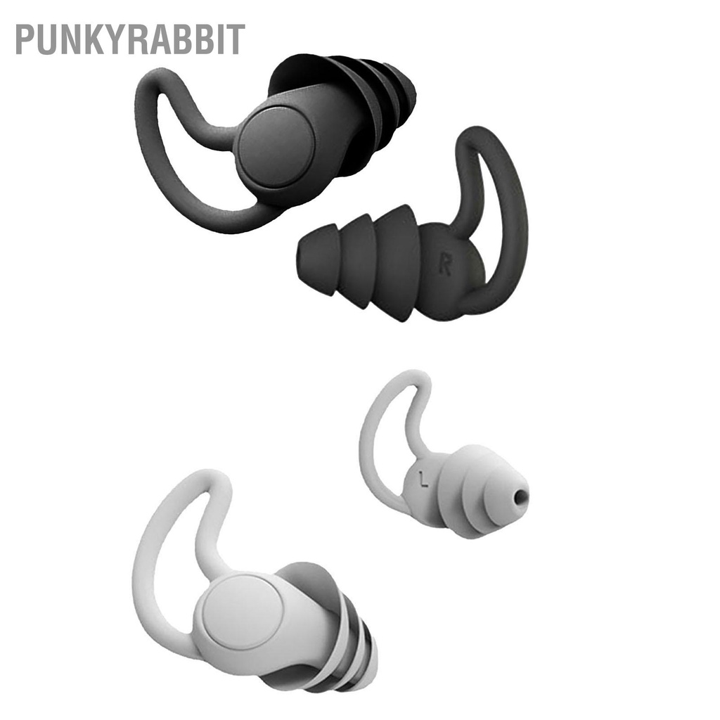 PunkyRabbit Nút Bịt Tai Đi Ngủ Loại Bỏ Tiếng Ồn Nhẹ Thiết Kế Hình Dạng Ô Mềm Chống Cho Văn Phòng Tại Nhà Ký Túc Xá