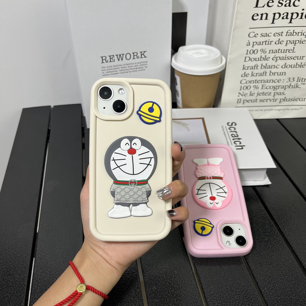 Ốp Điện Thoại In Hình Mèo 3D Màu Macaron Cho iPhone 14 Pro Max 14Pro 14 13 Pro Max 12 Pro Max 11 XR XsMax