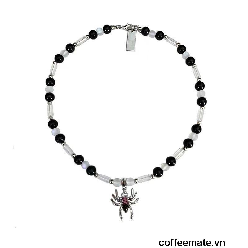 ⚡Vòng cổ mặt tròn đính hạt kim cương giả phong cách đường phố thích hợp cho nam và nữ