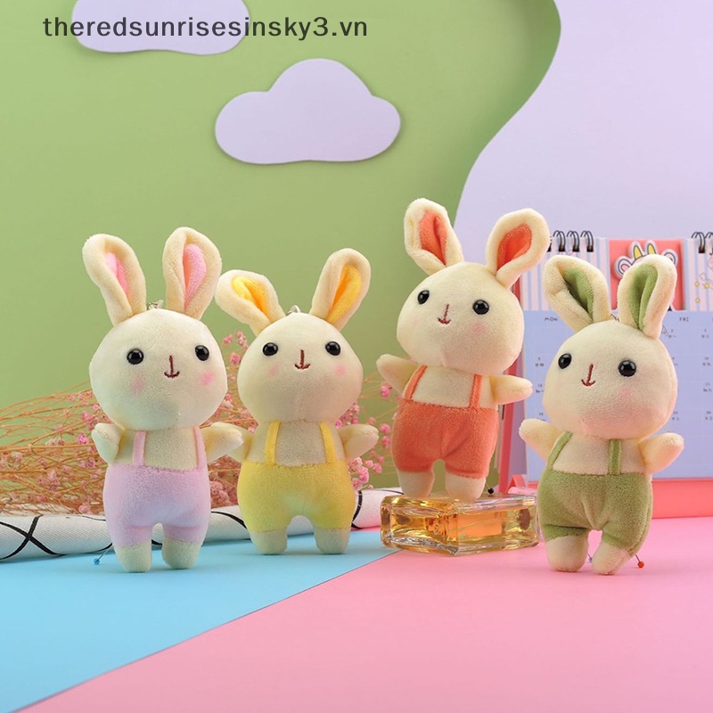 Móc Khóa Thỏ Nhồi Bông 12CM Đáng Yêu Thời Trang