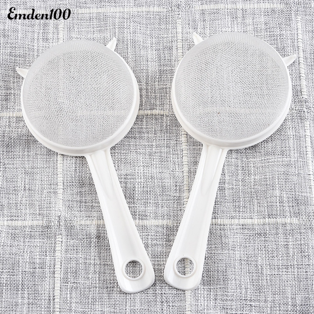 [EMDEN] Dụng Cụ Rây Bột Lọc Lá Trà Cầm Tay Bằng Nhựa Cho Nhà Bếp