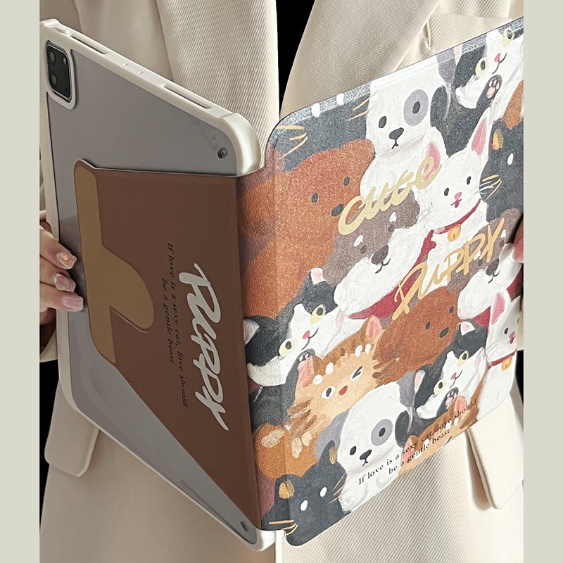 Ốp Máy Tính Bảng Họa Tiết Hoạt Hình Cho iPad Mini 6 9.7 5th 6th Air 3 / 4 / 5 10.2 7th 8th 9th 10th Pro 11 inch 2022 2021 Pro 12.9 2022 2021