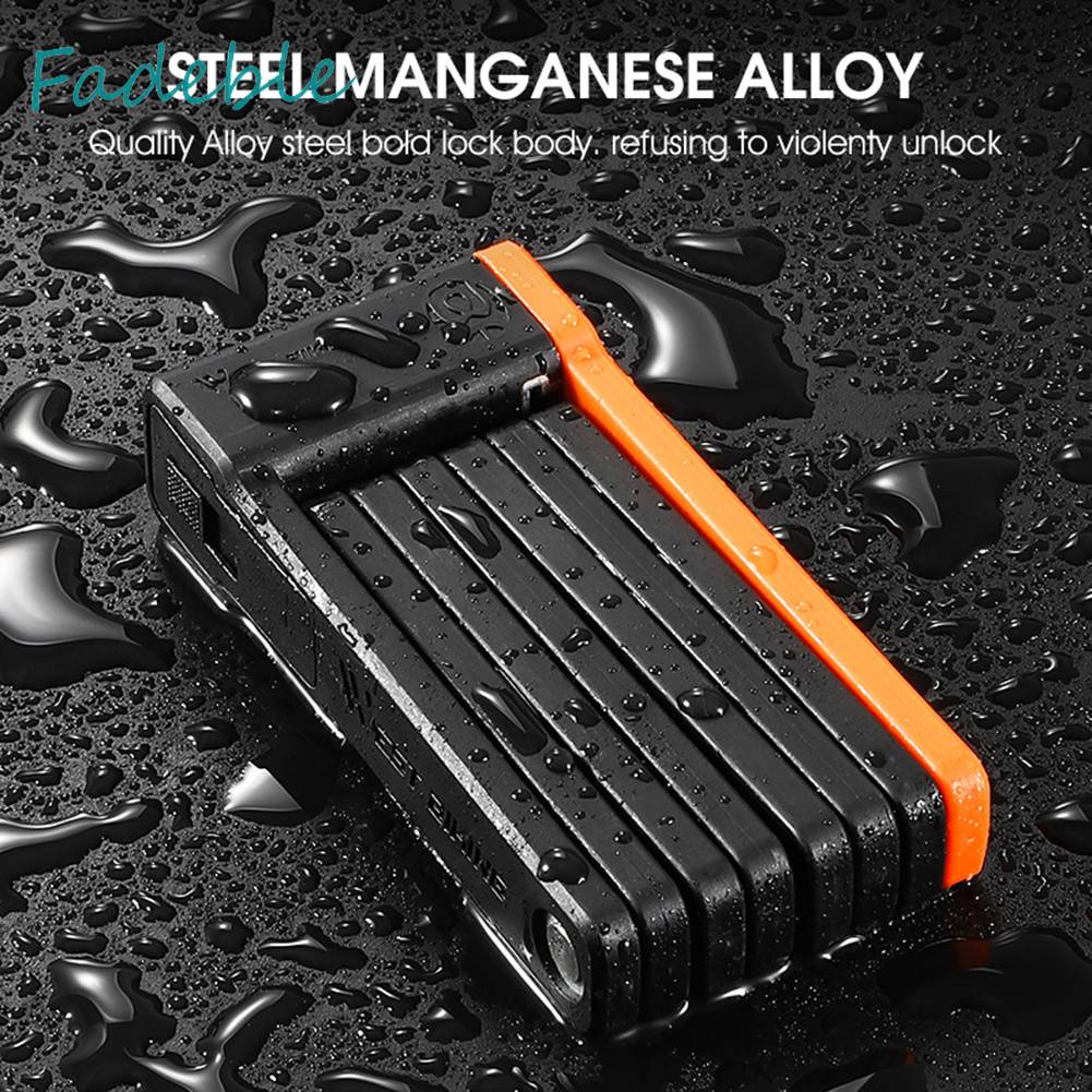 Dây Xích Khóa Xe Đạp MTB Có Thể Gập Lại Tiện Dụng