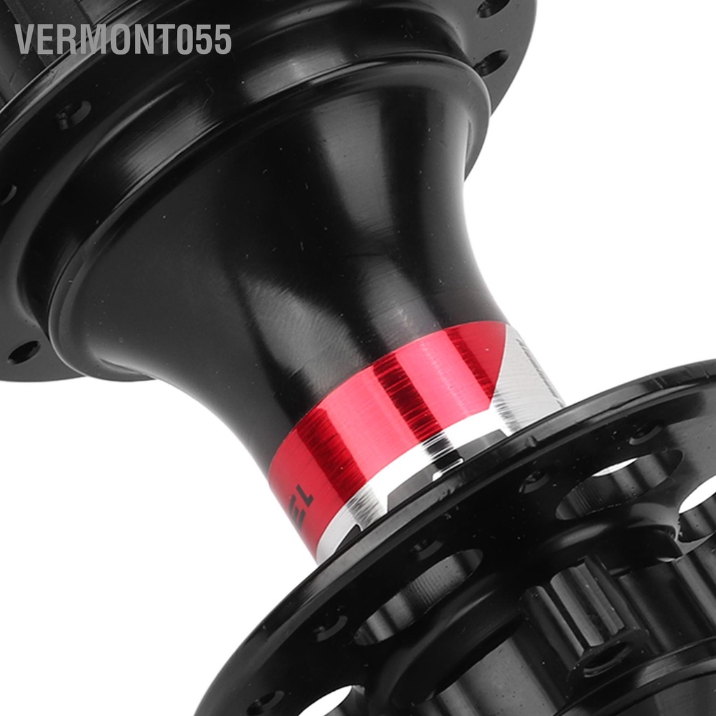 Vermont055 Trung tâm đĩa sau xe đạp leo núi 32 lỗ 4 Vòng bi 9‑13 tốc độ phanh 135x12mm