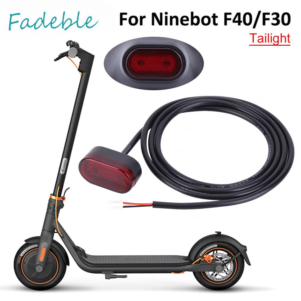 Đèn LED Cảnh Báo An Toàn Phía Sau Kèm Dây Cáp Dành Cho Xe Đạp Ninebot F30 F40