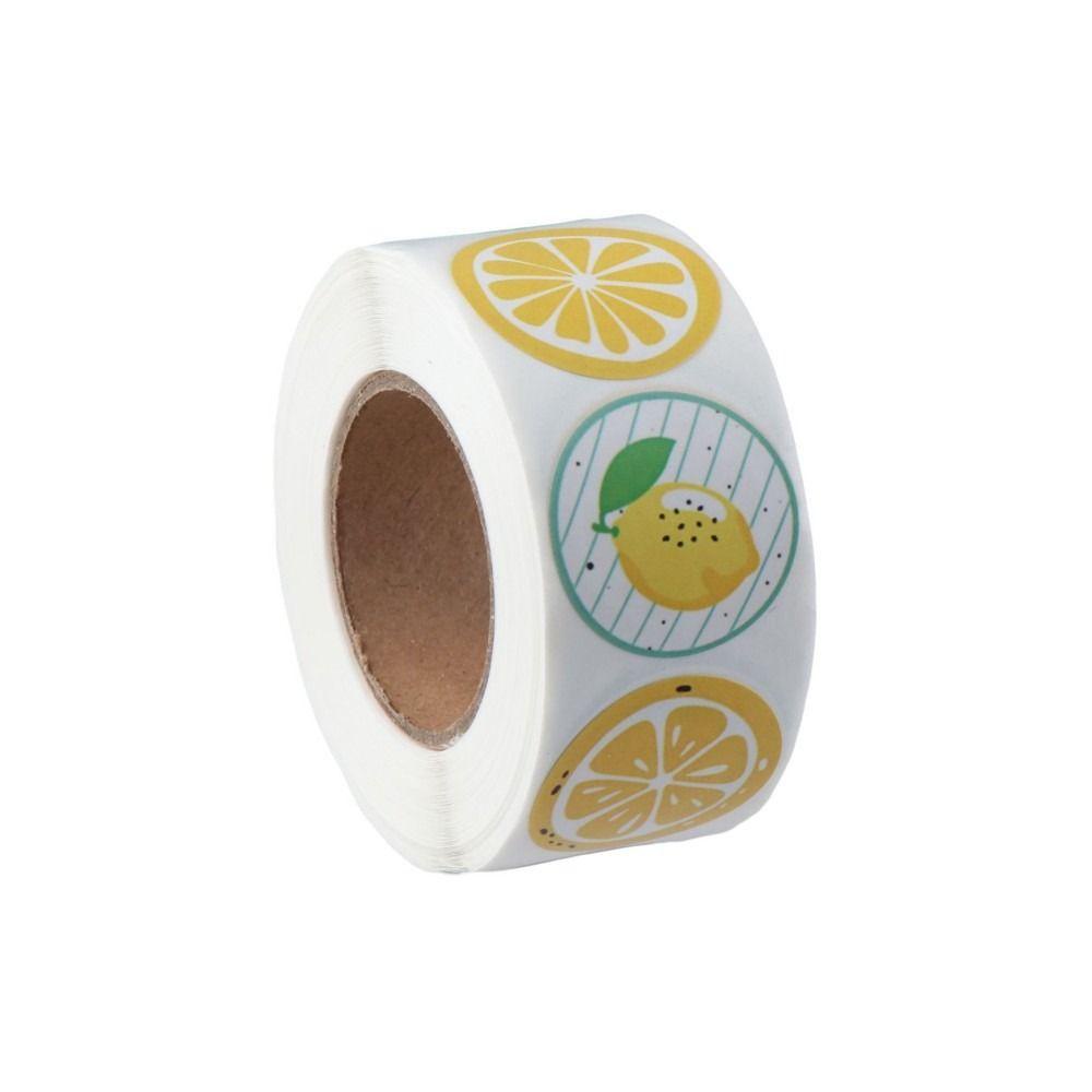 PISTA Nhãn Dán Tự Dính Hình Tròn Dễ Thương Trang Trí Tiệc