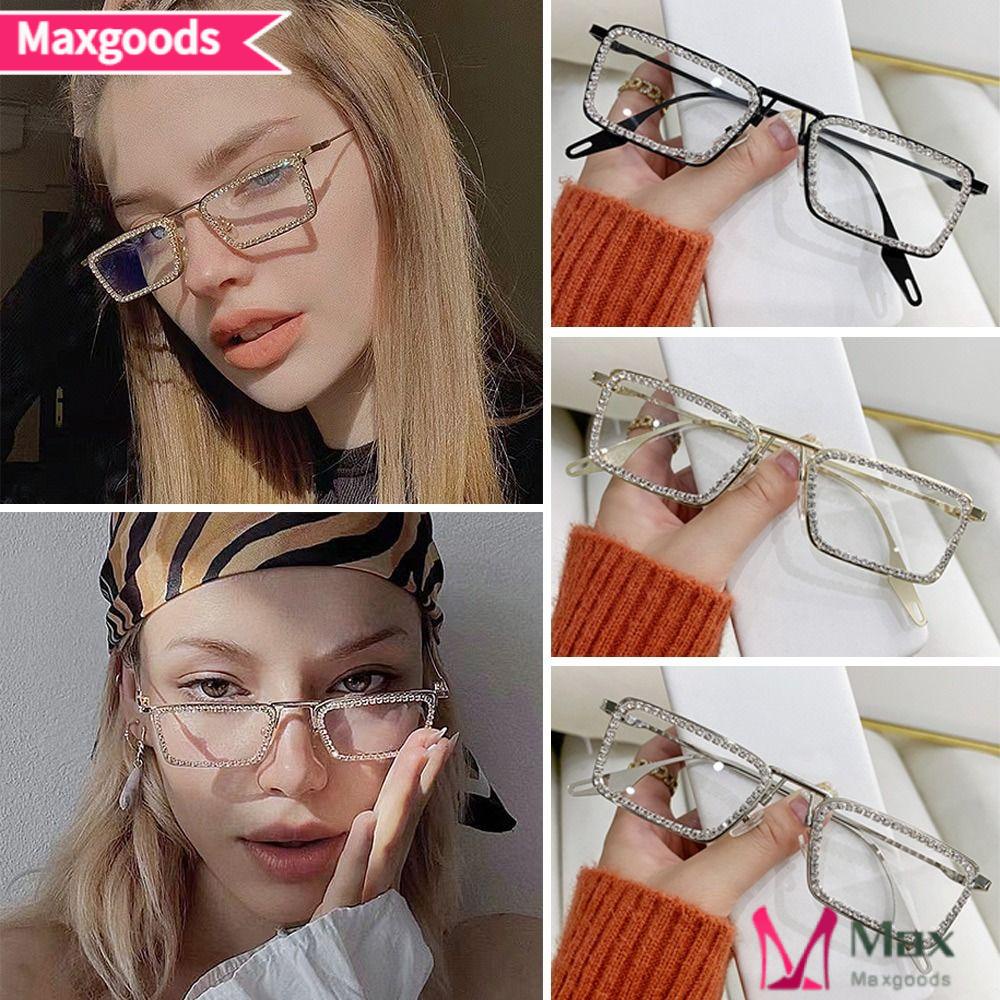 MAXG Kính Mát Đính Đá Thời Trang