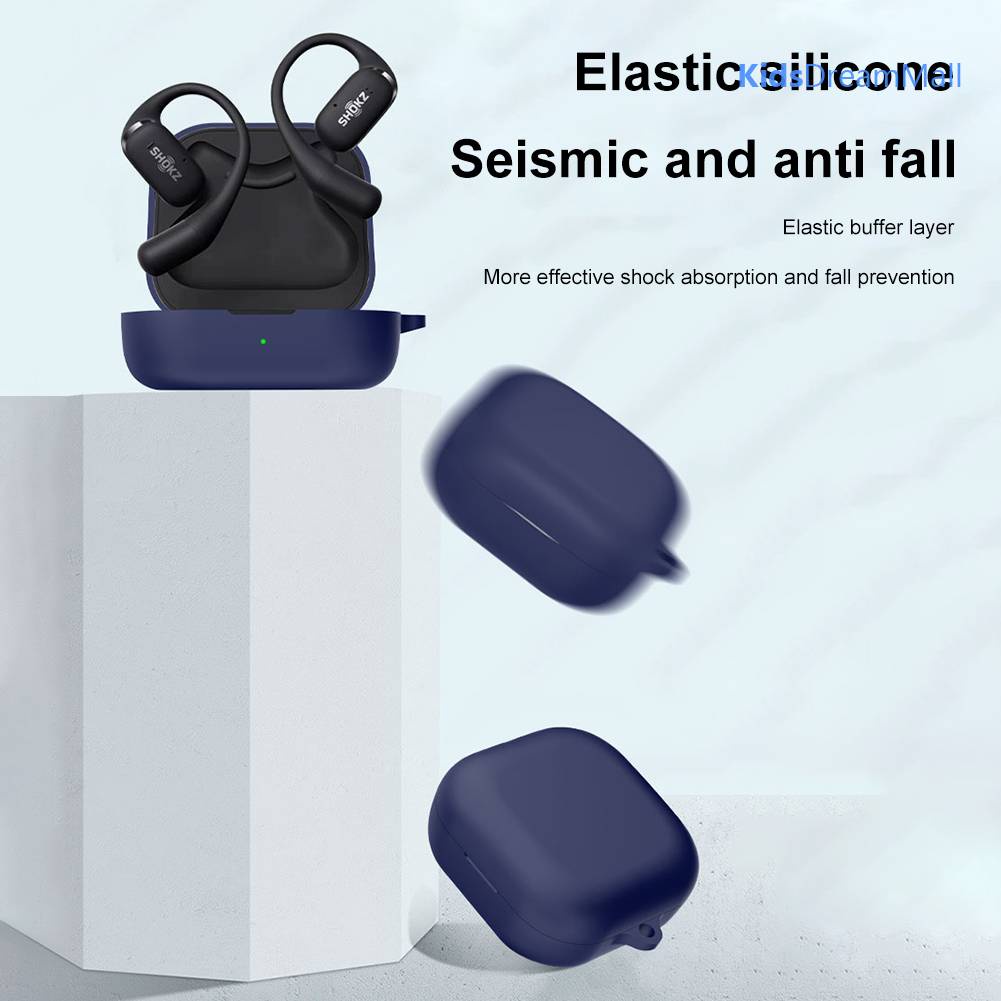 Vỏ Bảo Vệ Hộp Sạc Tai Nghe Shokz OpenFit Bằng Silicon Chống Thấm Nước Tiện