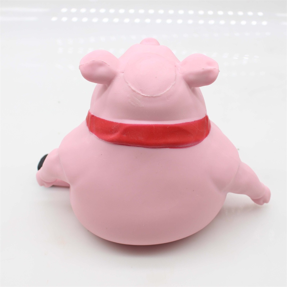 Đồ Chơi Bóp Giảm Căng Thẳng Hình Chú Heo Màu Hồng Dễ Thương