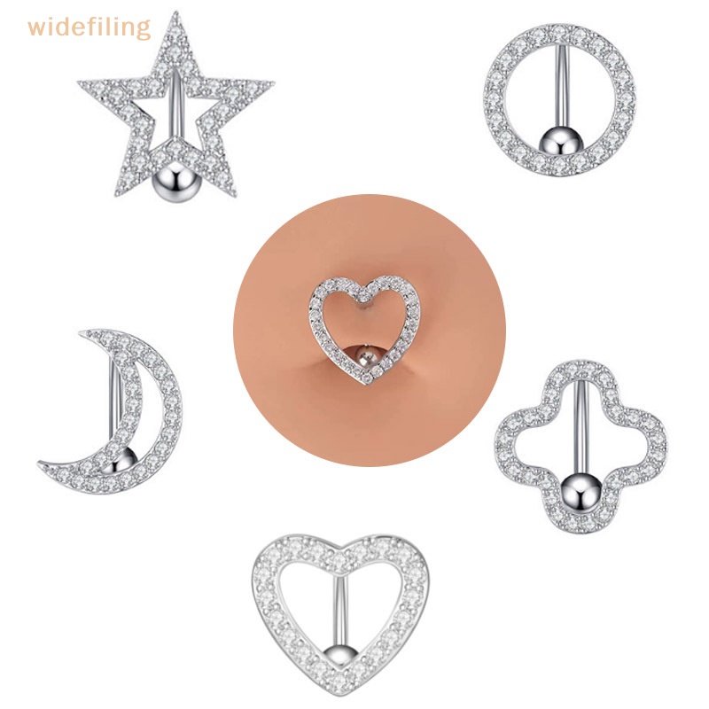 Khuyên Rốn Bằng Thép Không Gỉ Hình Hoa Thời Trang Cho Nữ