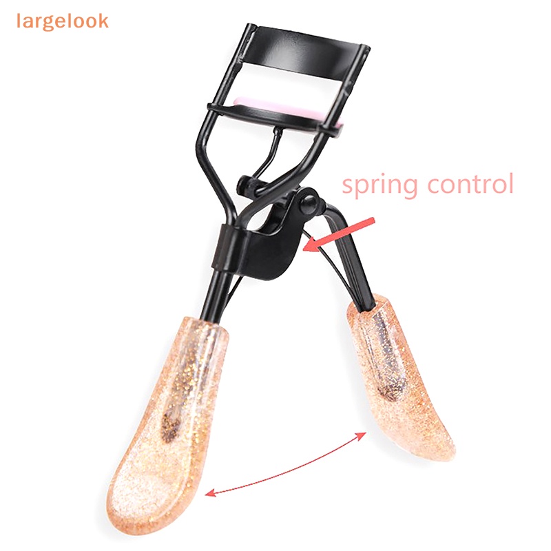 Dụng Cụ Uốn Cong Lông Mi Cầm Tay Bằng Thép Carbon Và Silicone Tiện Dụng