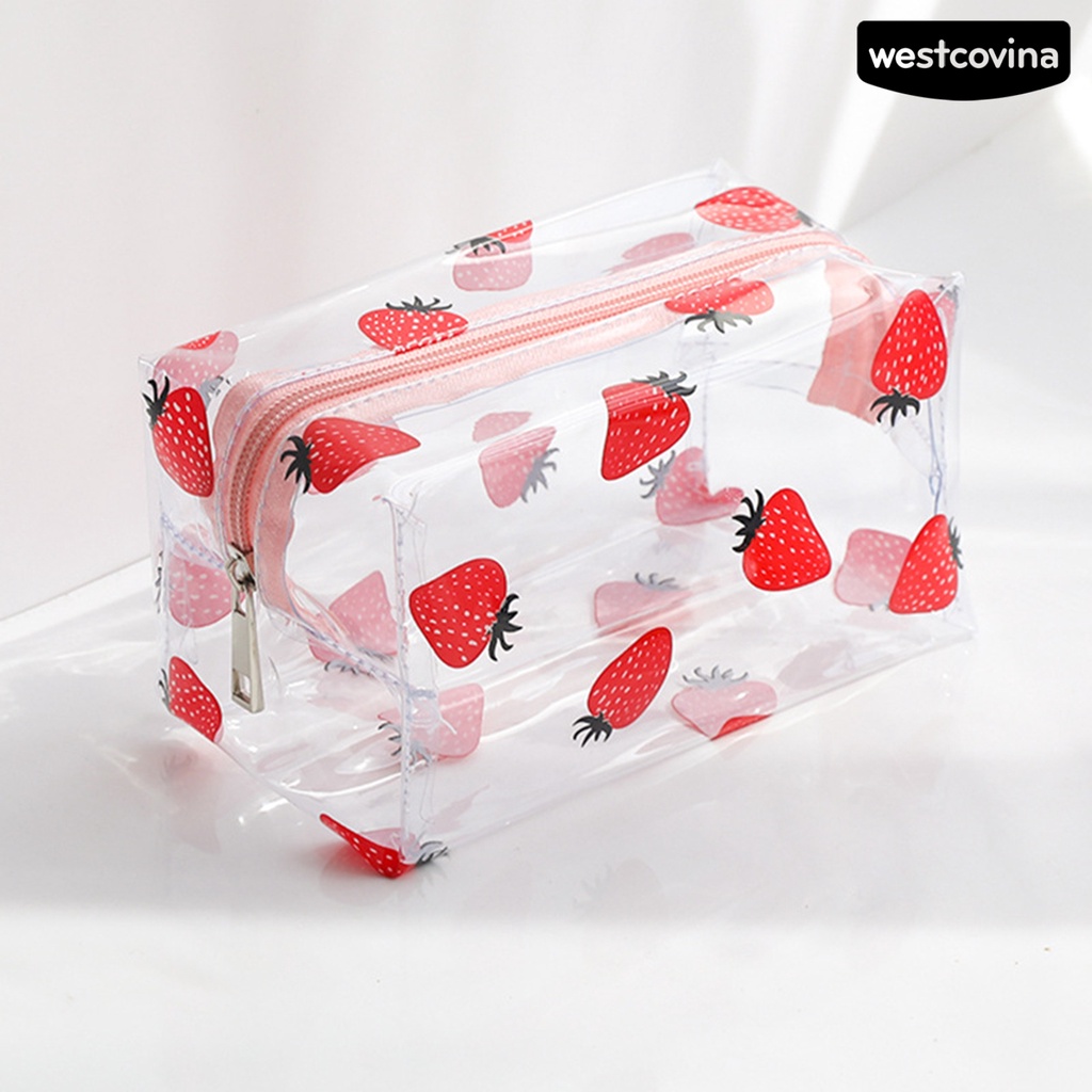 [WSTN] [WSTN]✎Túi Đựng Bút Bằng PVC Chống Nước Sức Chứa Lớn In Họa Tiết Dễ Thương Đa Ứng Dụng