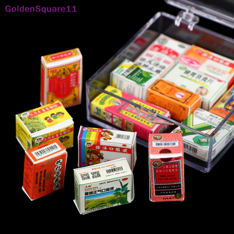 1 Bộ Hộp Đựng Thuốc 1: 12 Dùng Trang Trí Nhà Búp Bê