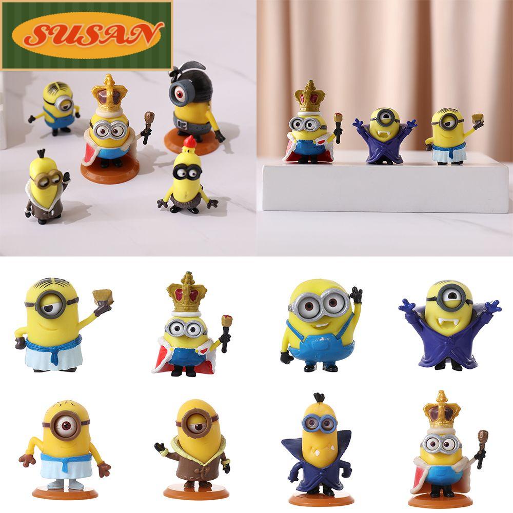 SUSANS Bộ 10 Mô Hình Minion 3D Trang Trí Nhà Cửa