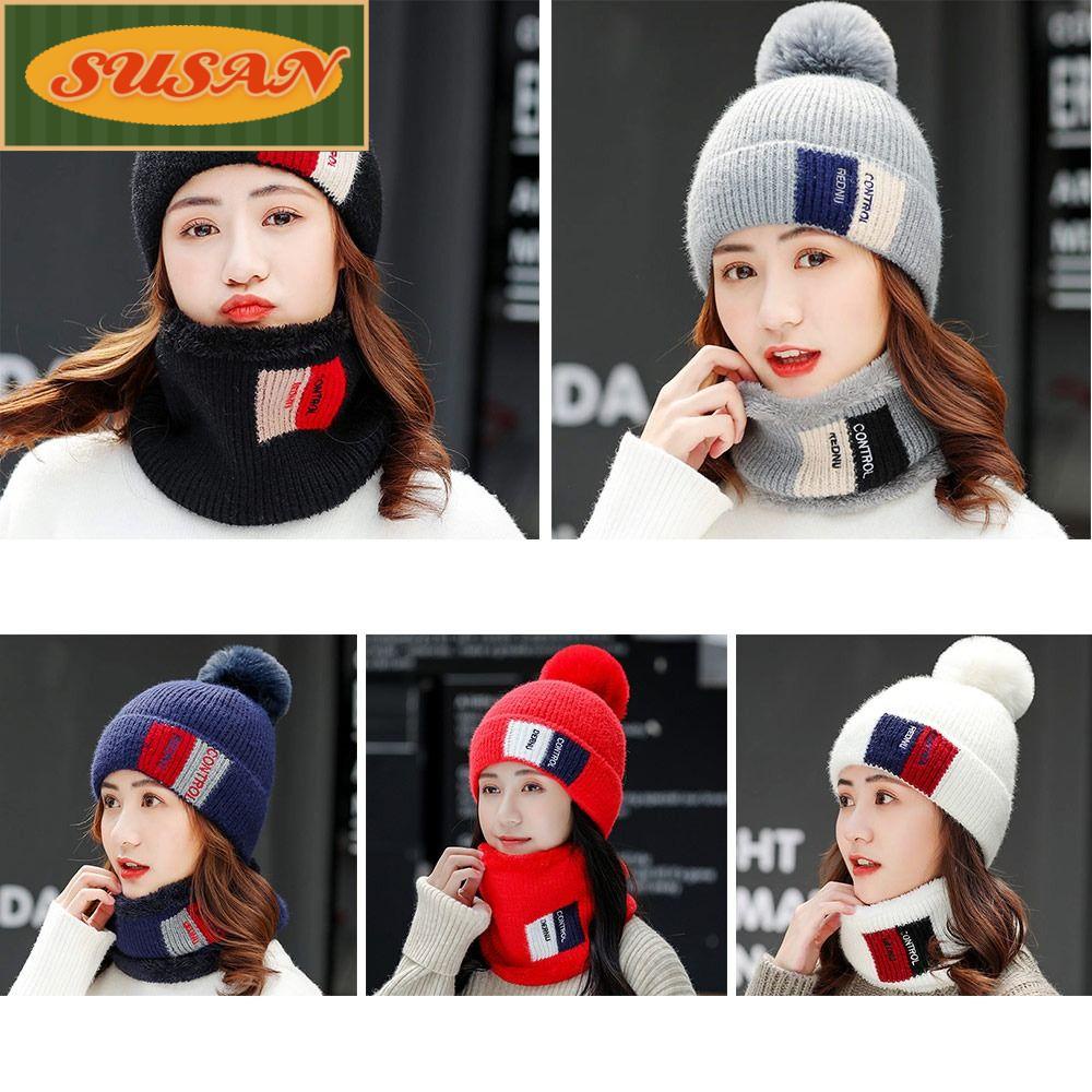 SUSANS Nón Dệt Kim Dày Dặn Ấm Áp Thời Trang Cho Nữ