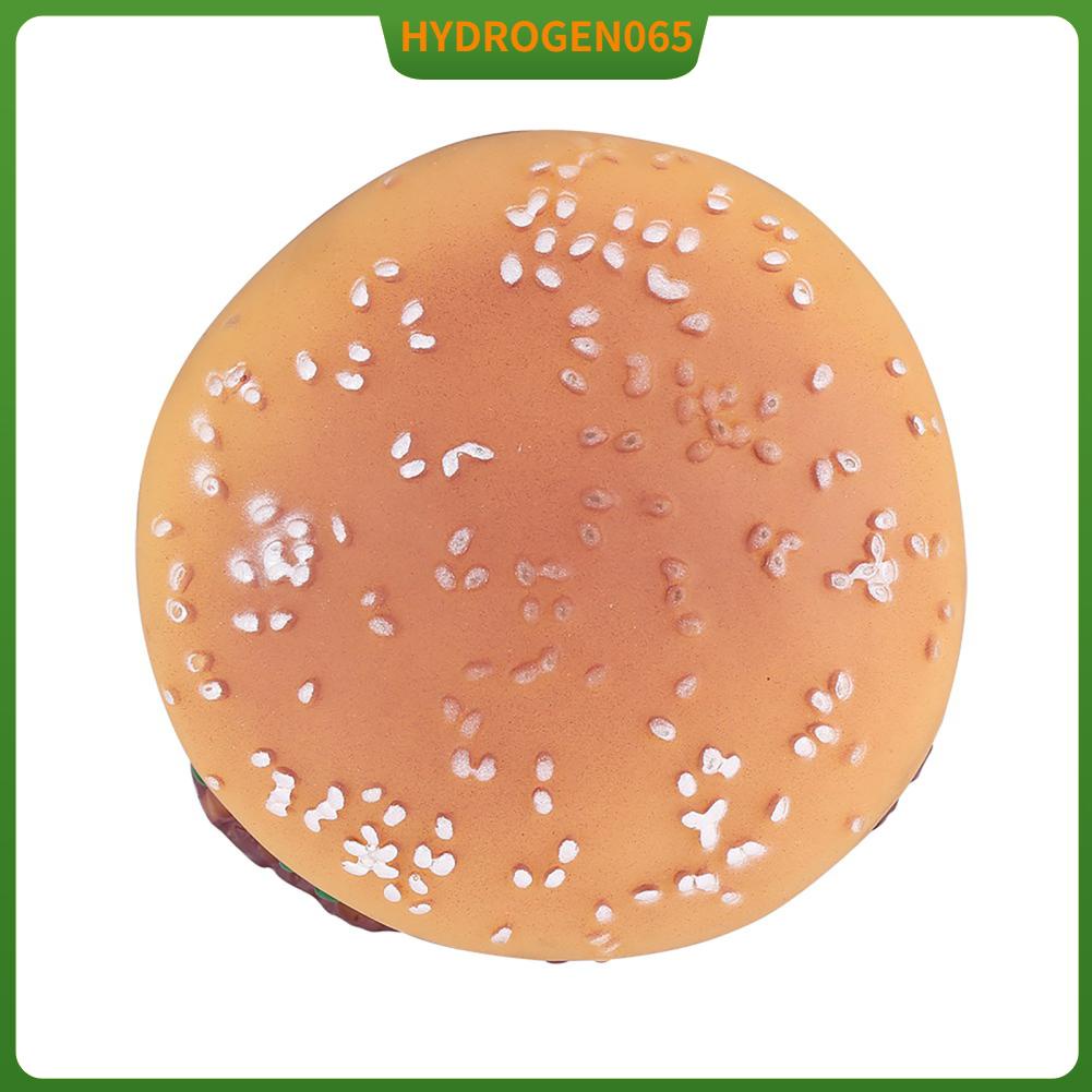 Hydrogen065 Đồ chơi thú cưng Sound Hamburger Food Shaped Puppy Dog Play Nguồn cung cấp